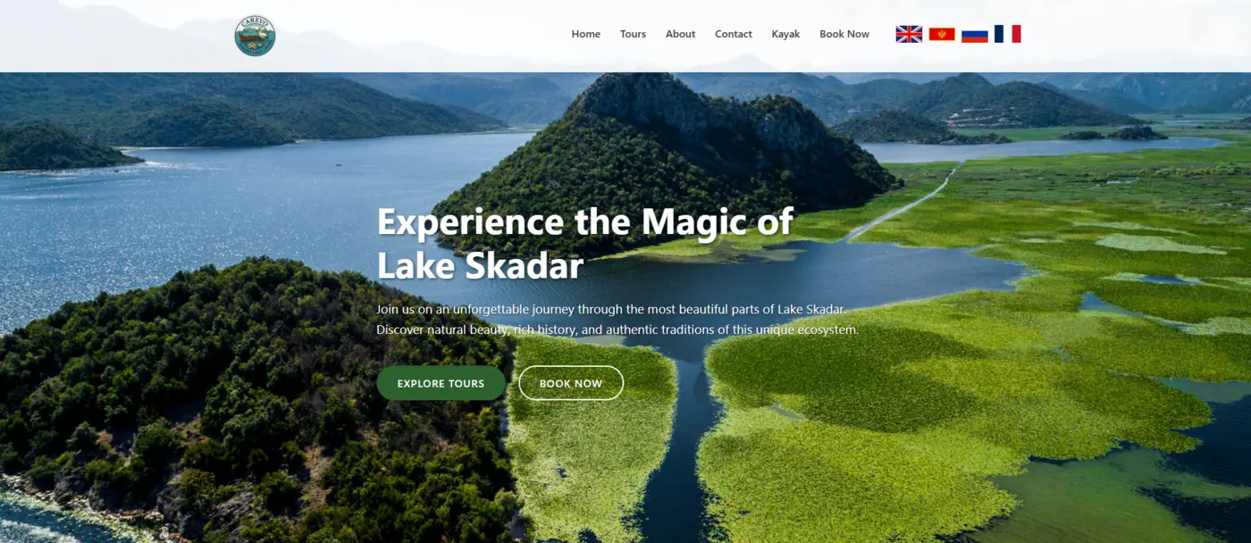 Carevo Skadarsko Jezero — Skadar Lake tours website